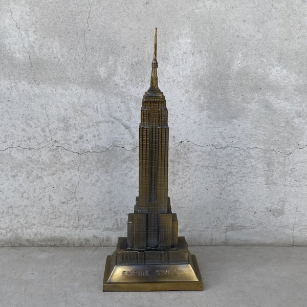 画像1: VINTAGE ANTIQUE EMPIRE STATE  STATUE ヴィンテージ アンティーク エンパイアステートビル  / コレクタブル オブジェ インテリア ディスプレイ 置物 雑貨 アメリカ (2) (1)