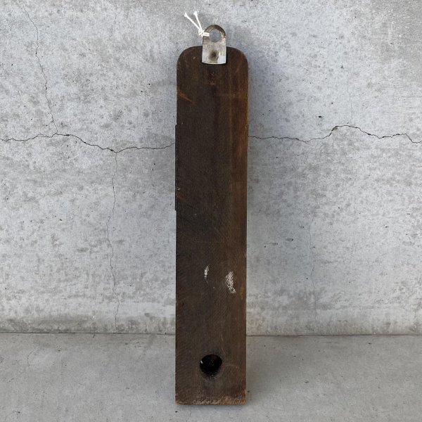 画像2: VINTAGE ANTIQUE  THERMOMETER ヴィンテージ アンティーク 温度計 / コレクタブル オブジェ ディスプレイ ウォールインテリア 雑貨 ウッド 木製 アメリカ (2) (2)