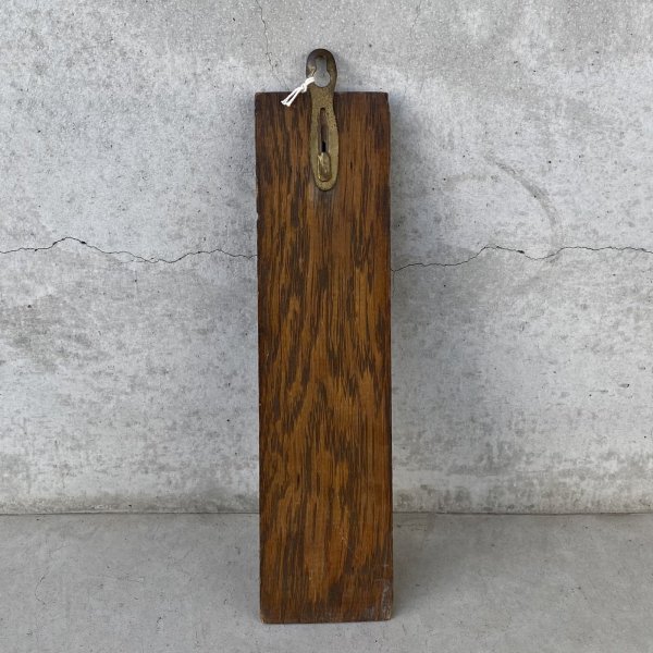 画像2: VINTAGE ANTIQUE THERMOMETER ヴィンテージ アンティーク 温度計 / コレクタブル オブジェ ディスプレイ ウッド 雑貨 木製 アメリカ (1) (2)