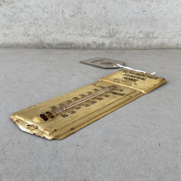 画像3: VINTAGE ANTIQUE THERMOMETER ヴィンテージ アンティーク 温度計 / コレクタブル オブジェ ディスプレイ ウォールインテリア ブリキ 雑貨  小物 アメリカ (3) (3)