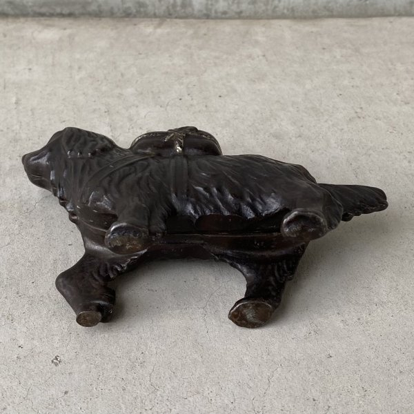 画像8: VINTAGE COINBANK PIGGY BANK  ST BERNARD ヴィンテージ 貯金箱 コインバンク / コレクタブル オブジェ キャストアイアン セントバーナード 犬 動物 鋳物 置物 アメリカ (2) (8)