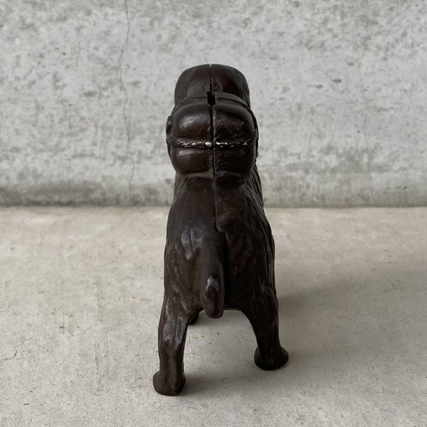 画像3: VINTAGE COINBANK PIGGY BANK  ST BERNARD ヴィンテージ 貯金箱 コインバンク / コレクタブル オブジェ キャストアイアン セントバーナード 犬 動物 鋳物 置物 アメリカ (1) (3)
