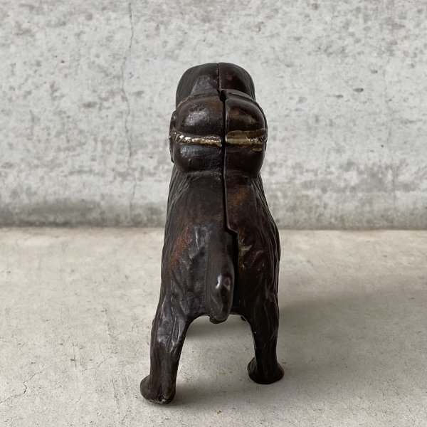 画像3: VINTAGE COINBANK PIGGY BANK  ST BERNARD ヴィンテージ 貯金箱 コインバンク / コレクタブル オブジェ キャストアイアン セントバーナード 犬 動物 鋳物 置物 アメリカ (2) (3)