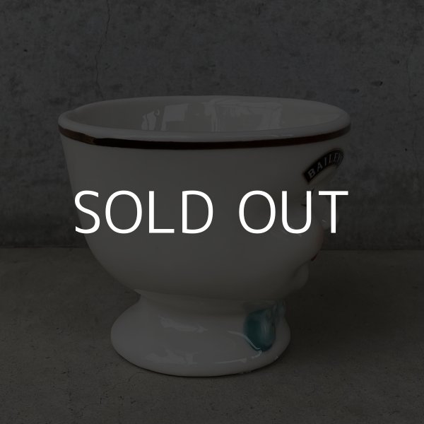 画像3: VINTAGE ANTIQUE BAILEYS SUGAR POT ヴィンテージ アンティーク ベイリーズ フェイスカップ シュガーポット / コレクタブル オブジェ ティーカップ マグカップ ノベルティ 陶器 食器 雑貨 (2) (3)