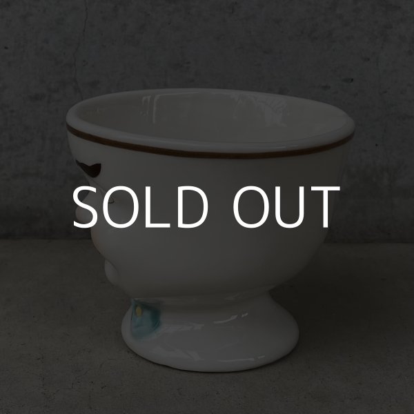 画像4: VINTAGE ANTIQUE BAILEYS SUGAR POT ヴィンテージ アンティーク ベイリーズ フェイスカップ シュガーポット / コレクタブル オブジェ ティーカップ マグカップ ノベルティ 陶器 食器 雑貨 (2) (4)