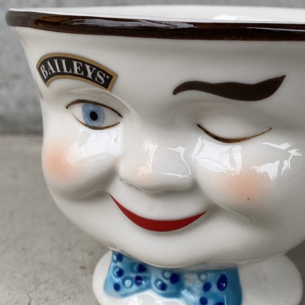 画像9: VINTAGE ANTIQUE BAILEYS CUP ヴィンテージ アンティーク ベイリーズ フェイスカップ / コレクタブル オブジェ ティーカップ マグカップ ノベルティ 陶器 食器 雑貨 (4) (9)