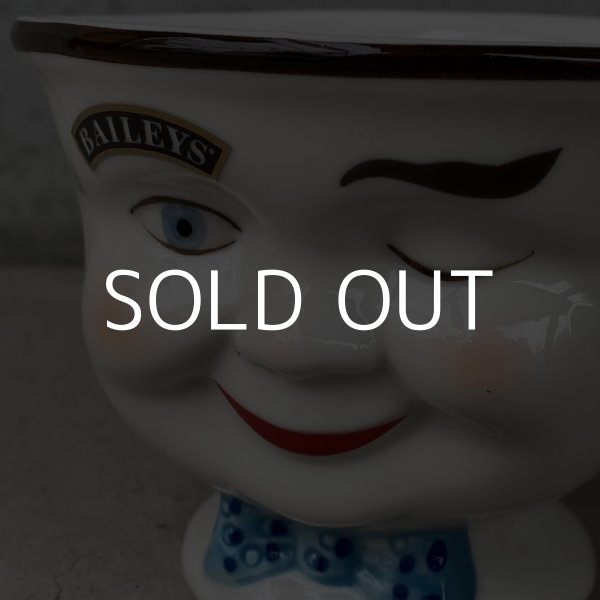 画像9: VINTAGE ANTIQUE BAILEYS CUP ヴィンテージ アンティーク ベイリーズ フェイスカップ / コレクタブル オブジェ ティーカップ マグカップ ノベルティ 陶器 食器 雑貨 (4) (9)