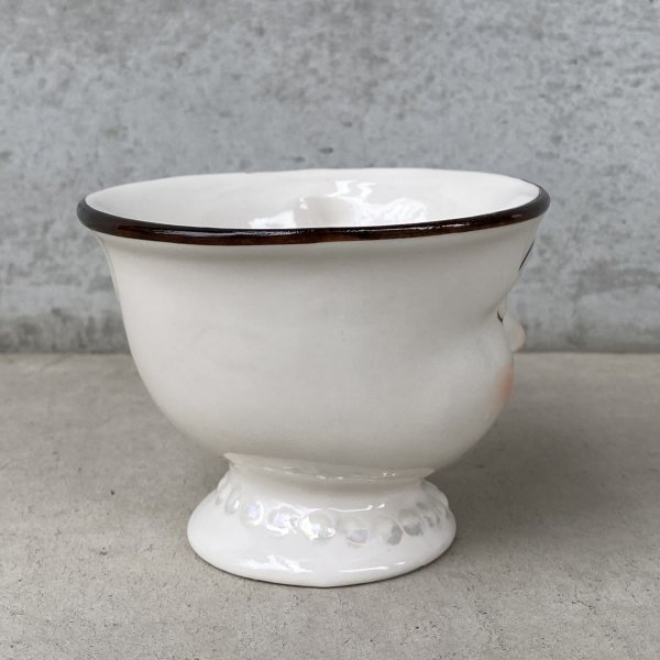 画像3: VINTAGE ANTIQUE BAILEYS CUP ヴィンテージ アンティーク ベイリーズ フェイスカップ / コレクタブル オブジェ ティーカップ マグカップ ノベルティ 女の子 陶器 食器 雑貨 (5) (3)