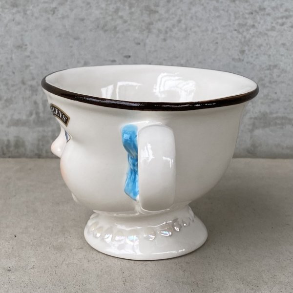 画像4: VINTAGE ANTIQUE BAILEYS CUP ヴィンテージ アンティーク ベイリーズ フェイスカップ / コレクタブル オブジェ ティーカップ マグカップ ノベルティ 女の子 陶器 食器 雑貨 (5) (4)