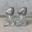 画像4: VINTAGE ANTIQUE BILLIKEN SALT AND PEPPER SHAKERS ヴィンテージ アンティーク ビリケン ソルト＆ペッパー 塩胡椒入れ / コレクタブル ガラス オブジェ アメリカ (4)