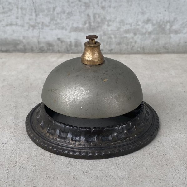 画像1: VINTAGE ANTIQUE BELL  ヴィンテージ アンティーク 呼び鈴 カウンターベル / コールベル デスクベル 卓上ベル コレクタブル オブジェ 鈴 鐘 雑貨 小物 店舗 アメリカ (2) (1)