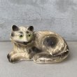 画像1: VINTAGE ANTIQUE CAT CHALKWEAR ヴィンテージ アンティーク 猫 ねこ チョークウェア オブジェ / コレクタブル ディスプレイ インテリア  置物 動物 アメリカ (2) (1)