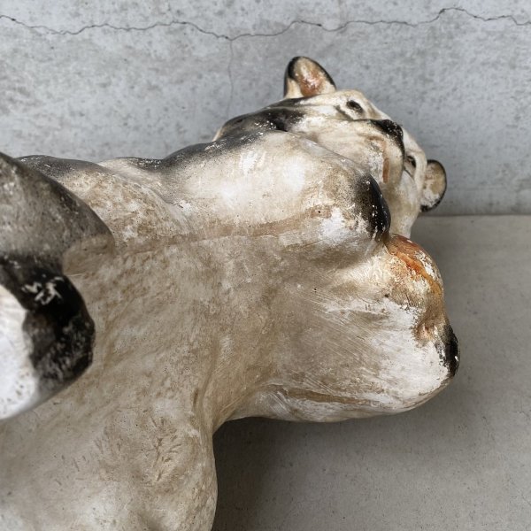 画像8: VINTAGE ANTIQUE CHALKWEAR CAT ヴィンテージ アンティーク チョークウェア 猫 ねこ オブジェ / コレクタブル ディスプレイ インテリア 置物 動物 アメリカ (1) (8)