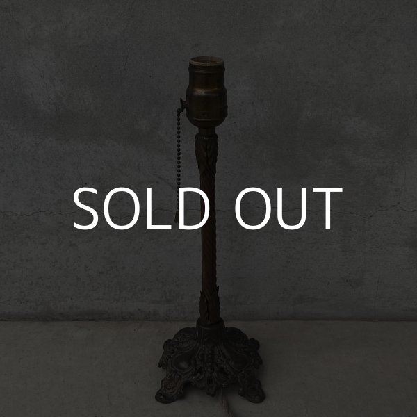 画像3: VINTAGE ANTIQUE DESKLAMP ヴィンテージ アンティーク デスクランプ スタンドライト 卓上ライト 照明 / テーブルランプ ろうそく型 キャンドル 店舗什器 アメリカ (3)