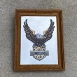 画像1: VINTAGE ANTIQUE HARLEY DAVIDSON PUB MIRROR ヴィンテージ アンティーク ハーレーダビッドソン パブミラー 鏡 / モーター系 アドバタイジング 企業物 コレクタブル ガレージング雑貨 アメリカ (1)