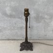 画像1: VINTAGE ANTIQUE DESKLAMP ヴィンテージ アンティーク デスクランプ スタンドライト 卓上ライト 照明 / テーブルランプ ろうそく型 キャンドル 店舗什器 アメリカ (1)
