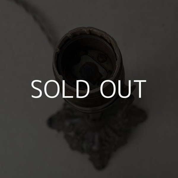 画像5: VINTAGE ANTIQUE DESKLAMP ヴィンテージ アンティーク デスクランプ スタンドライト 卓上ライト 照明 / テーブルランプ ろうそく型 キャンドル 店舗什器 アメリカ (5)