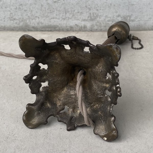 画像8: VINTAGE ANTIQUE DESKLAMP ヴィンテージ アンティーク デスクランプ スタンドライト 卓上ライト 照明 / テーブルランプ ろうそく型 キャンドル 店舗什器 アメリカ (8)