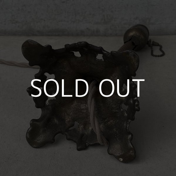 画像8: VINTAGE ANTIQUE DESKLAMP ヴィンテージ アンティーク デスクランプ スタンドライト 卓上ライト 照明 / テーブルランプ ろうそく型 キャンドル 店舗什器 アメリカ (8)