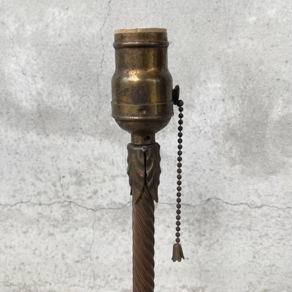 画像6: VINTAGE ANTIQUE DESKLAMP ヴィンテージ アンティーク デスクランプ スタンドライト 卓上ライト 照明 / テーブルランプ ろうそく型 キャンドル 店舗什器 アメリカ (6)