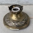 画像5: VINTAGE ANTIQUE LIGHTING ヴィンテージ アンティーク  シーリングライト 天井照明  / ライト ランプ インテリア ブラス 電気 真鍮 店舗什器 アメリカ (5)
