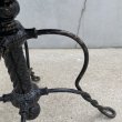 画像8: VINTAGE ANTIQUE TONK PIANO CHAIR STOOL  ヴィンテージ アンティーク ピアノチェア スツール 椅子 / 回転いす ウッド アイアン 木製 鉄 家具 店舗什器 アメリカ (1) (8)