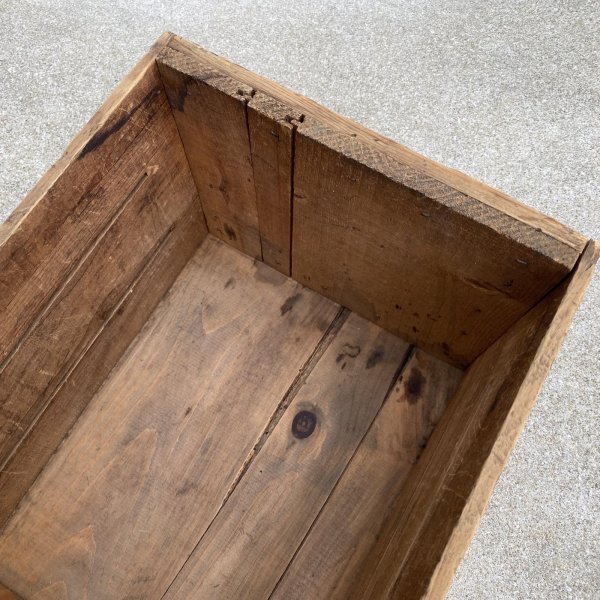 画像8: VINTAGE ANTIQUE WOOD CRATE WOODEN BOX J.J.BEATONS ヴィンテージ アンティーク ウッドボックス 木箱 / コレクタブル 収納 ケース ガレージ ガーデニング クランベリー 店舗什器 アメリカ USA   (8)