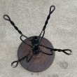 画像6: VINTAGE ANTIQUE TONK PIANO CHAIR STOOL  ヴィンテージ アンティーク ピアノチェア スツール 椅子 / 回転いす ウッド アイアン 木製 鉄 家具 店舗什器 アメリカ (1) (6)