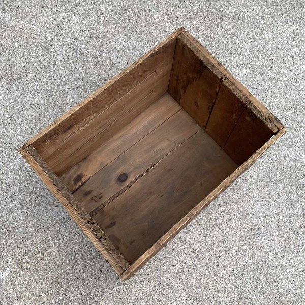 画像6: VINTAGE ANTIQUE WOOD CRATE WOODEN BOX J.J.BEATONS ヴィンテージ アンティーク ウッドボックス 木箱 / コレクタブル 収納 ケース ガレージ ガーデニング クランベリー 店舗什器 アメリカ USA   (6)