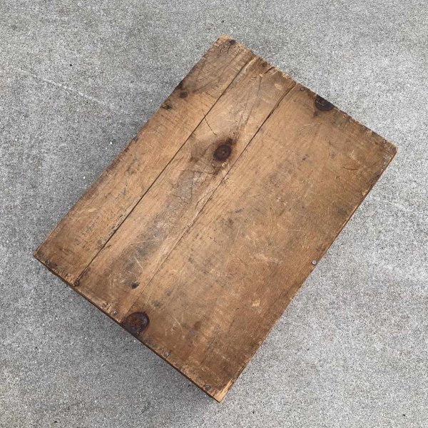 画像7: VINTAGE ANTIQUE WOOD CRATE WOODEN BOX J.J.BEATONS ヴィンテージ アンティーク ウッドボックス 木箱 / コレクタブル 収納 ケース ガレージ ガーデニング クランベリー 店舗什器 アメリカ USA   (7)