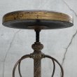 画像9: VINTAGE ANTIQUE TONK PIANO CHAIR STOOL  ヴィンテージ アンティーク ピアノチェア スツール 椅子 / 回転いす ウッド アイアン 木製 鉄 家具 店舗什器 アメリカ (2) (9)