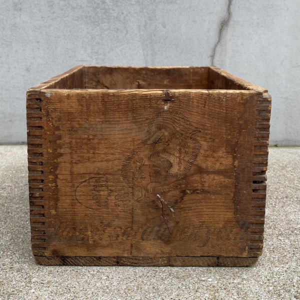 画像5: VINTAGE ANTIQUE WOOD CRATE WOODEN BOX BON AMI ヴィンテージ アンティーク ウッドボックス 木箱 / コレクタブル 収納 ケース ガレージ ガーデニング 店舗什器 アメリカ USA   (5)