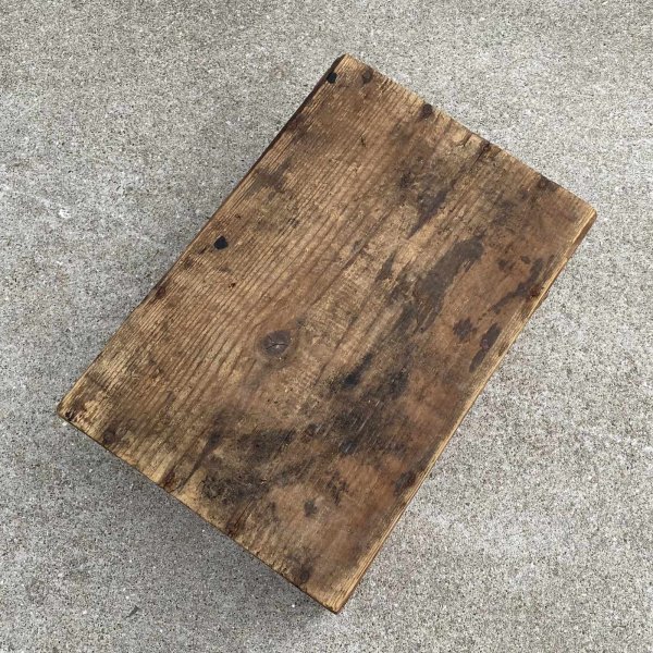 画像7: VINTAGE ANTIQUE WOOD CRATE WOODEN BOX BON AMI ヴィンテージ アンティーク ウッドボックス 木箱 / コレクタブル 収納 ケース ガレージ ガーデニング 店舗什器 アメリカ USA   (7)