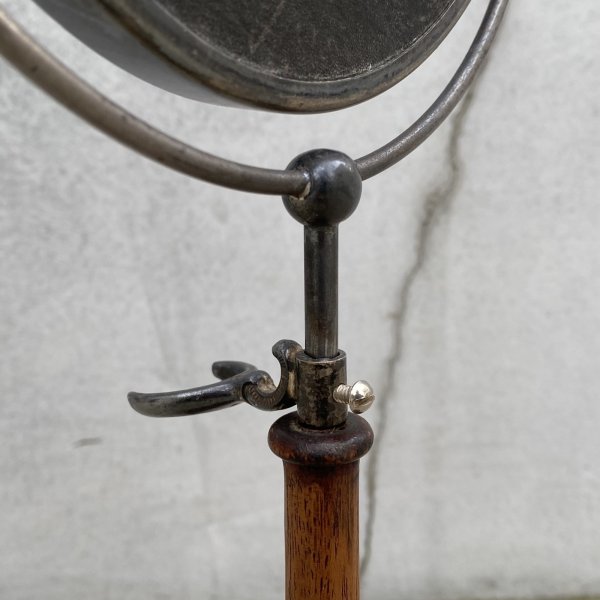 画像7: VINTAGE ANTIQUE MIRROR ヴィンテージ アンティーク スタンドミラー 鏡 / 卓上ミラー シェービングミラー インテリア ディスプレイ ウッド 木製 雑貨 店舗什器 化粧 アメリカ (3) (7)
