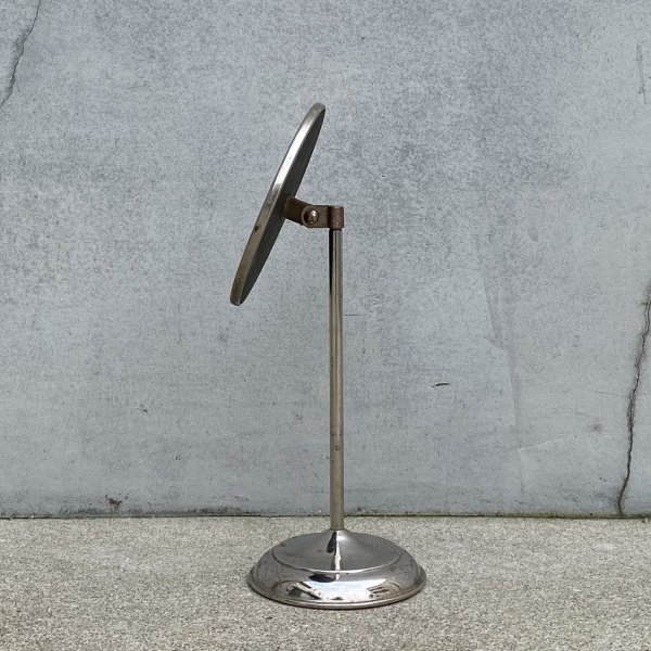 画像4: VINTAGE ANTIQUE MIRROR ヴィンテージ アンティーク スタンドミラー 鏡 アメリカ / 卓上ミラー インテリア ディスプレイ 雑貨 店舗什器 化粧 USA (2) (4)