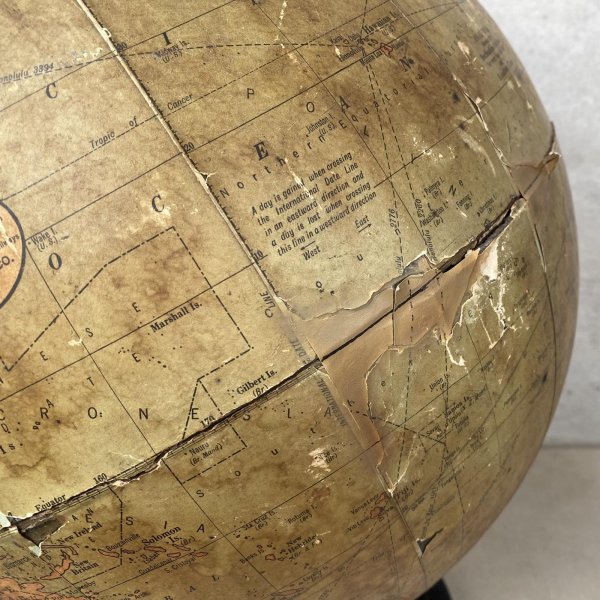 画像8: VINTAGE ANTIQUE C.S.HAMMOND&CO. GLOBE ヴィンテージ アンティーク 地球儀 / コレクタブル 地図 世界地図 インテリア 店舗什器 アメリカ USA  (8)