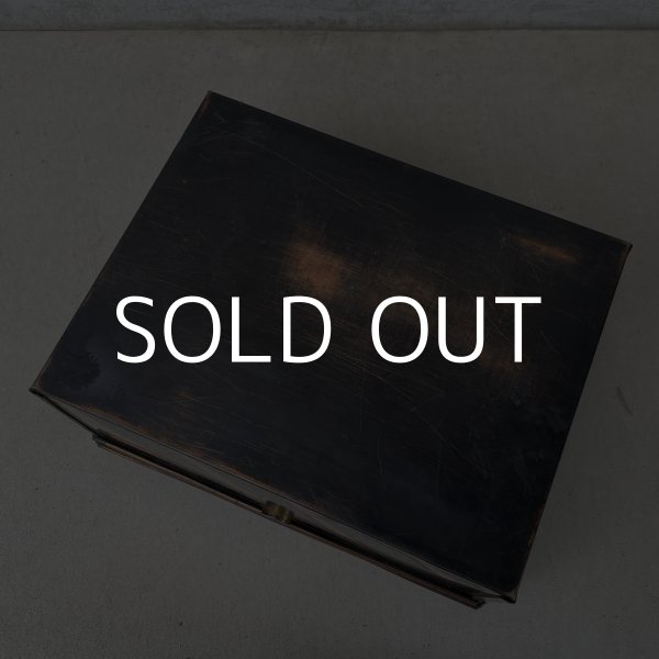 画像7: VINTAGE ANTIQUE JAPANNED BOX ヴィンテージ アンティーク ジャパンド ジャパンカラー ボックス / コレクタブル キャッシュボックス 金庫 ケース 箱 アメリカ (7)