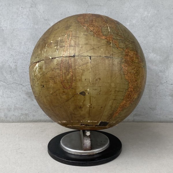 画像4: VINTAGE ANTIQUE C.S.HAMMOND&CO. GLOBE ヴィンテージ アンティーク 地球儀 / コレクタブル 地図 世界地図 インテリア 店舗什器 アメリカ USA  (4)