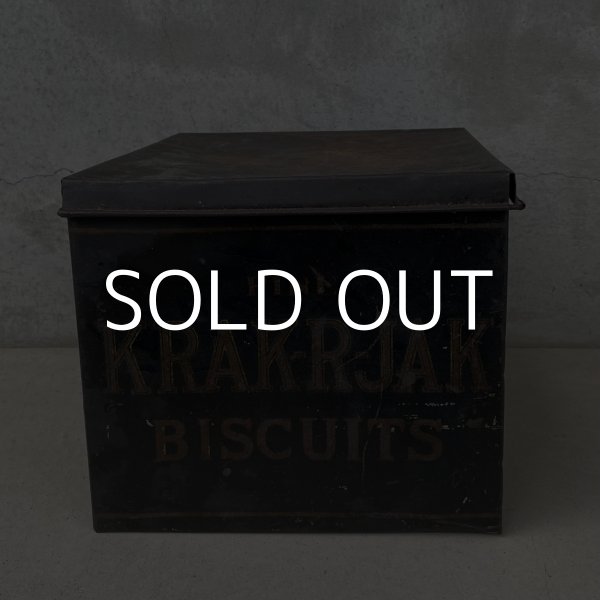 画像5: VINTAGE ANTIQUE KRAK-R-JAK  THE UNION BISCUIT CO. TIN CAN ヴィンテージ アンティーク  クラッカージャック ティン 缶 箱 ボックス / アドバタイジング  ビスケット ブリキ 小物入れ 収納 雑貨 企業物 アメリカ   (5)
