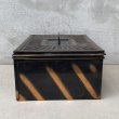 画像5: VINTAGE ANTIQUE JAPANNED BOX ヴィンテージ アンティーク ジャパンド ジャパンカラー ボックス / コレクタブル キャッシュボックス 金庫 ケース 箱 アメリカ (5)