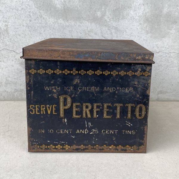 画像4: VINTAGE ANTIQUE LOOSE WILES BICUIT CO. TIN CAN ヴィンテージ アンティーク ビスケット ティン 缶  箱 ボックス / アドバタイジング  ブリキ 小物入れ 収納 雑貨 企業物 アメリカ (4)