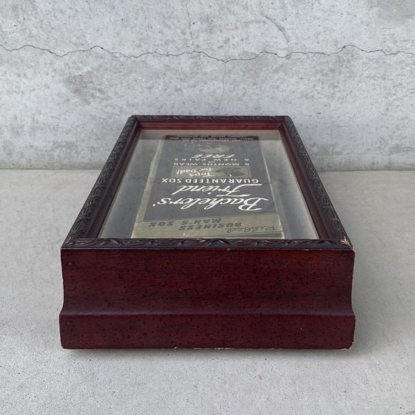 画像4: VINTAGE ANTIQUE BACHELOR'S FRIEND GUARANTEED SOX BOX ヴィンテージ アンティーク パッケージ 箱 / アドバタイジング コレクタブル ソックス ウォールインテリア ディスプレイ 企業物 アメリカ (4)