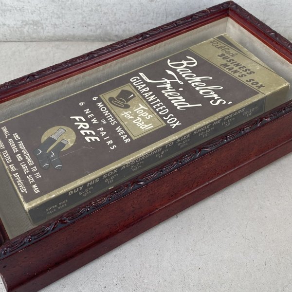 画像10: VINTAGE ANTIQUE BACHELOR'S FRIEND GUARANTEED SOX BOX ヴィンテージ アンティーク パッケージ 箱 / アドバタイジング コレクタブル ソックス ウォールインテリア ディスプレイ 企業物 アメリカ (10)