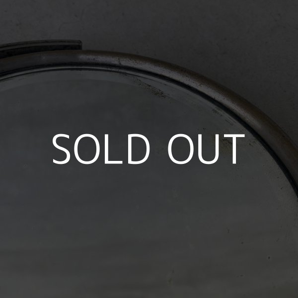 画像8: VINTAGE ANTIQUE WALL MIRROR ヴィンテージ アンティーク ウォールミラー 壁掛けミラー 鏡 / ラウンドミラー ウォールインテリア 店舗什器 アメリカ (8)