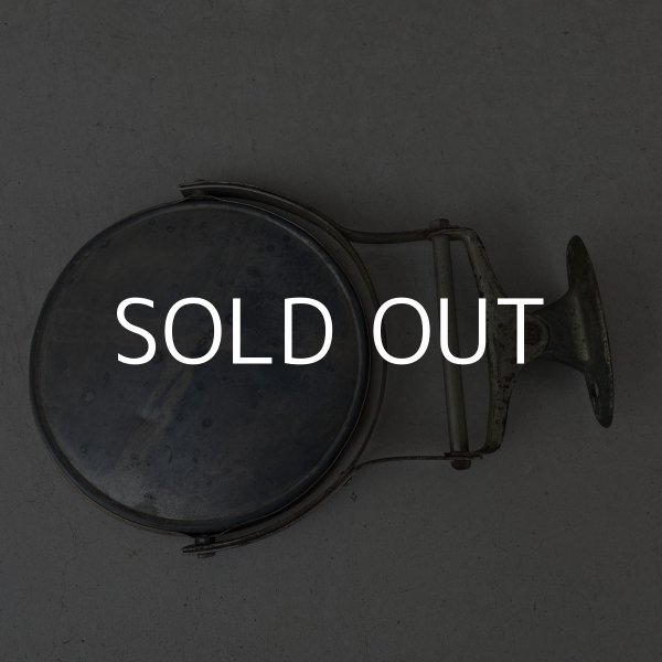 画像2: VINTAGE ANTIQUE WALL MIRROR ヴィンテージ アンティーク ウォールミラー 壁掛けミラー 鏡 / ラウンドミラー ウォールインテリア 店舗什器 アメリカ (2)