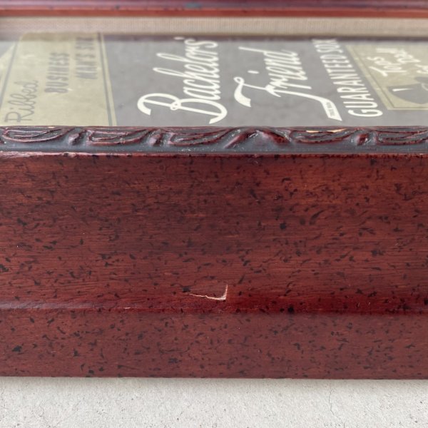 画像5: VINTAGE ANTIQUE BACHELOR'S FRIEND GUARANTEED SOX BOX ヴィンテージ アンティーク パッケージ 箱 / アドバタイジング コレクタブル ソックス ウォールインテリア ディスプレイ 企業物 アメリカ (5)