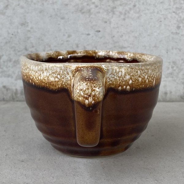 画像8: VINTAGE ANTIQUE CUP AND SAUCER ヴィンテージ アンティーク カップ＆ソーサー マグ 食器 陶器 / コーヒーカップ ブラウン 茶色 カフェ 喫茶店 店舗什器 アメリカ (1) (8)