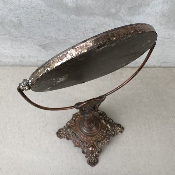 画像5: VINTAGE ANTIQUE STAND MIRROR GOLDEN MFG CO. ヴィンテージ アンティーク スタンドミラー 鏡 / 卓上ミラー インテリア ディスプレイ 雑貨 店舗什器 化粧  アメリカ (5)