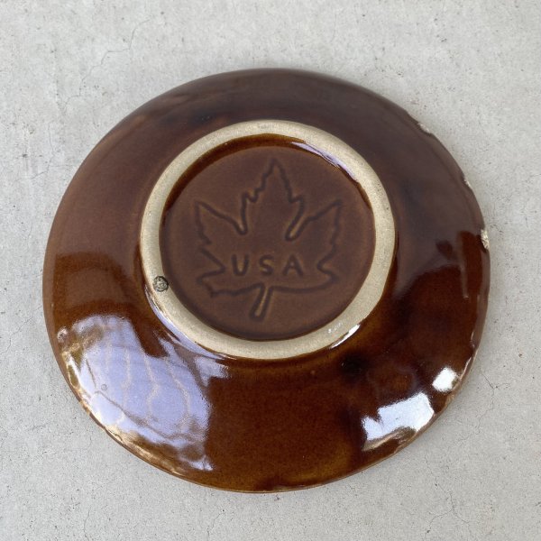 画像3: VINTAGE ANTIQUE CUP AND SAUCER ヴィンテージ アンティーク カップ＆ソーサー マグ 食器 陶器 / コーヒーカップ ブラウン 茶色 カフェ 喫茶店 店舗什器 アメリカ (1) (3)