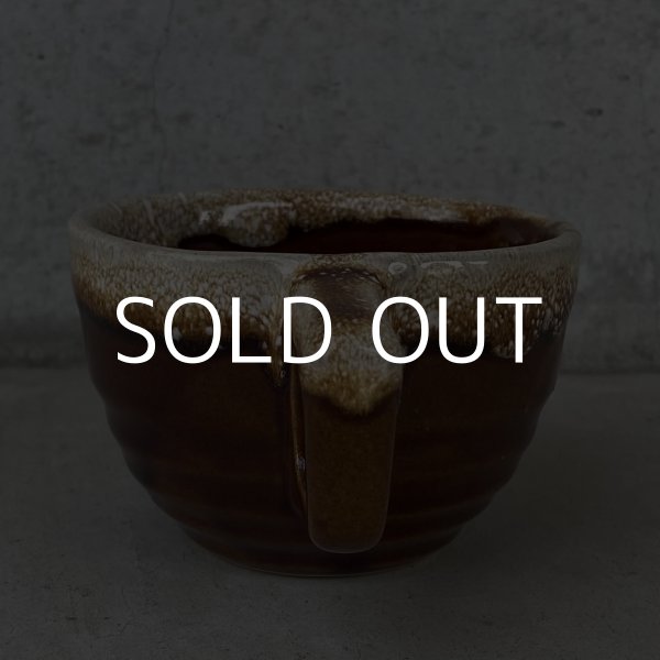 画像6: VINTAGE ANTIQUE CUP AND SAUCER ヴィンテージ アンティーク カップ＆ソーサー マグ 食器 陶器 / コーヒーカップ ブラウン 茶色 カフェ 喫茶店 店舗什器 アメリカ (2) (6)